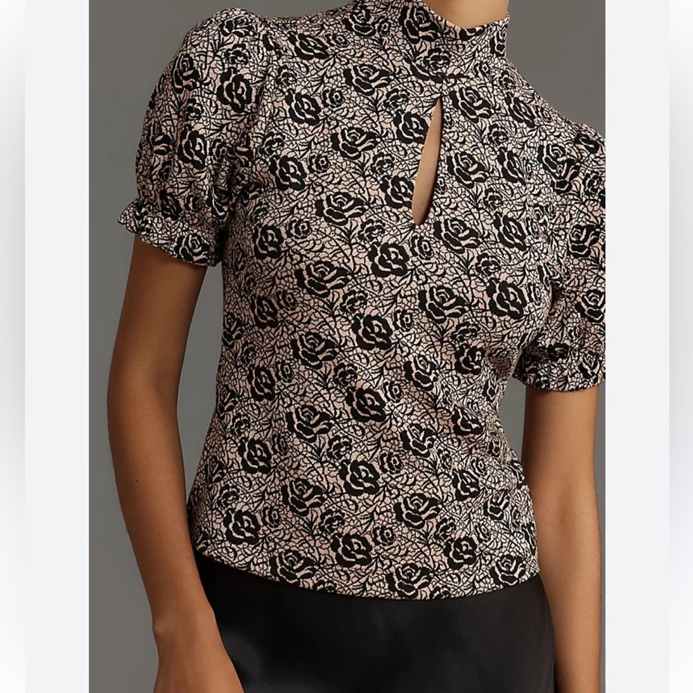 Maeve Anthropologie Floral Top L